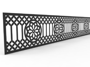 PO 0001 Перильное ограждение макет dxf ( Бесплатно)