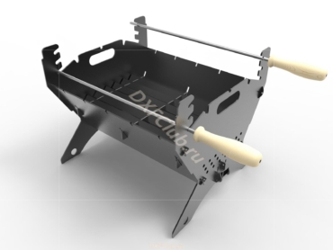 М0001 Мангал разборный DXF файлы